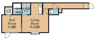 メゾンド咲良【202号室】の間取り