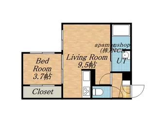 KOTONI GROOVE【1階】の間取り