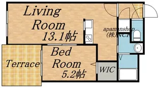 プランドールルノン北1条【1階】の間取り