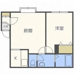 曙1条レモンハイツ【207号室】の間取り