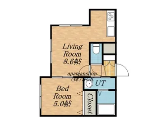 カハラ宮の沢【3階】の間取り