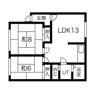もたいマンション【2階】の間取り