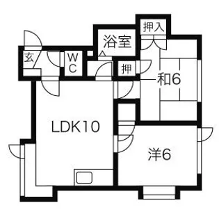 ベジタブルハウス【107号室】の間取り