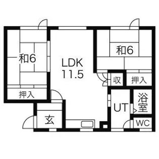 ピート 300【102号室】の間取り