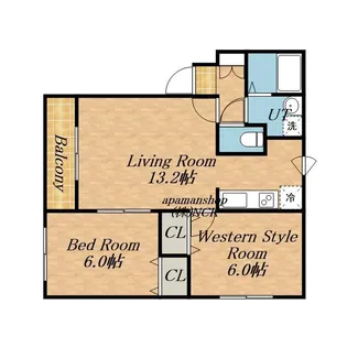 エクセロン【3階】の間取り