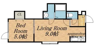 シュエット【2階】の間取り