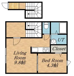 ラピスⅡ【B2号室】の間取り