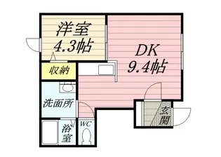 ラピスⅡ【1階】の間取り