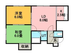 ルミエール曙【102号室】の間取り
