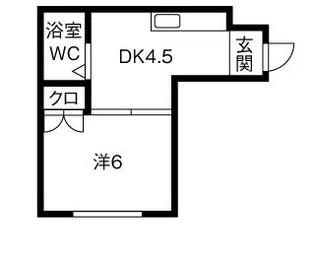 グランメール琴似【301号室】の間取り