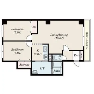 コンフォートパーク【105号室】の間取り