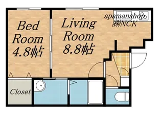 アルーアKOTONI【4階】の間取り