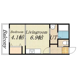 グランコンフォート札幌【1階】の間取り