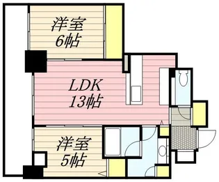 クリオ札幌北1条【7階】の間取り