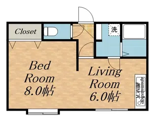 メゾンサチ【2階】の間取り