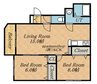 フェアリーオブフォレスト【0402号室】の間取り