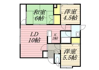 ハウスコンフォートC【1階】の間取り