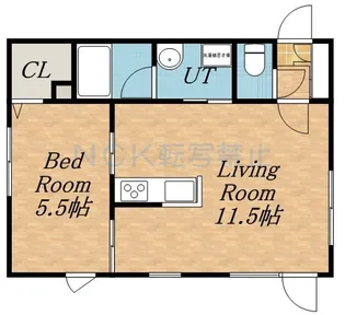 CURTIS HASSAMU(カルティス発寒)【1階】の間取り