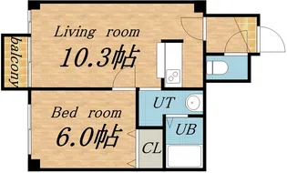 ル・セルシエ【3階】の間取り