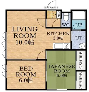 昴(スバル)【2階】の間取り
