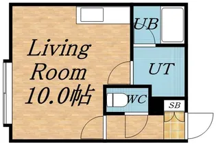 西野ハイツ【1階】の間取り