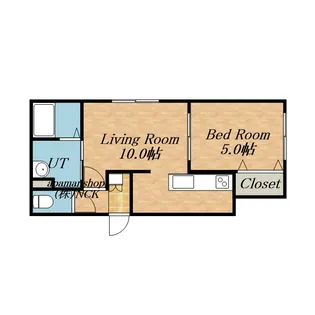 AXISーFA手稲【4階】の間取り