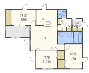 ケンコネスト【3階】の間取り