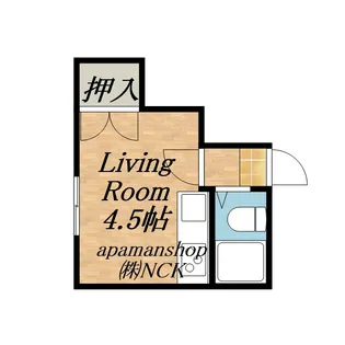 第二辻口荘【1号室】の間取り