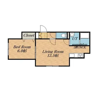 サンテラス星置Ⅸ【1階】の間取り