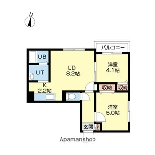 スプレンドール【4階】の間取り