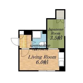 天與六八【6号室号室】の間取り