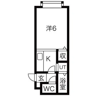ドミール発寒【2階】の間取り