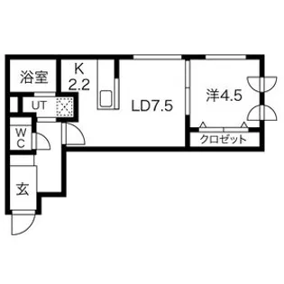シティプレミア宮の森【4階】の間取り