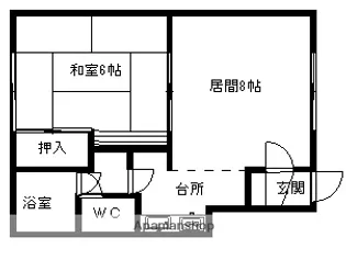 野口マンション【2階】の間取り