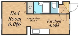 北海道札幌市中央区宮の森三条4丁目【マンション】の間取り