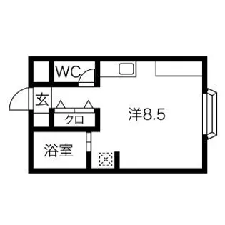 サンハイツ弐番館【301号室】の間取り
