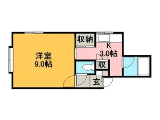 アストリア曙【2-D号室】の間取り