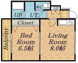 レイソル発寒【2階】の間取り