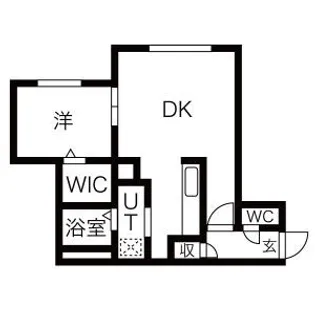 サンヴィレッジ琴似Ⅱ【4階】の間取り