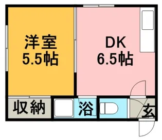 サニープレイス北21A(サニープレイスキタ21A)【406号室】の間取り