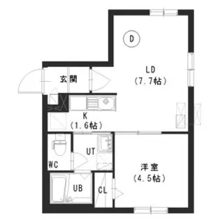 ル・ファール北円山【5階】の間取り
