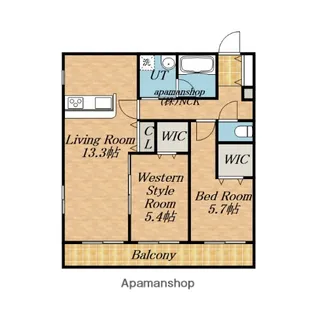 URBAN PROUD【3階】の間取り