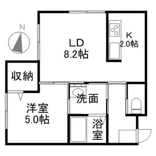 フォーレストN17【302号室】の間取り