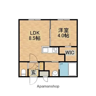 R&M発寒南【3階】の間取り