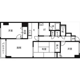 トーワ北7条【00803号室】の間取り