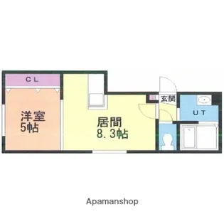 RJ ASABUⅡ【2階】の間取り