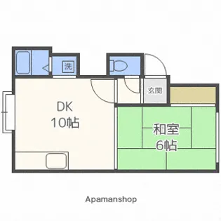 リバーサイド新川【2階】の間取り