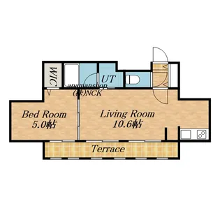 センティール手稲本町 (sentir手稲本町)【1階】の間取り