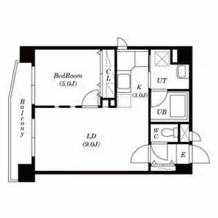 ドゥルセ・オガール【202号室号室】の間取り