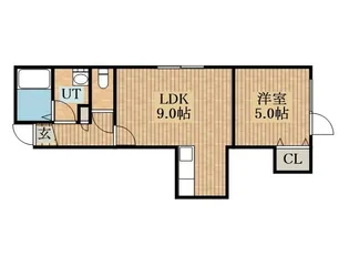 プリマヴェーラ【106号室】の間取り